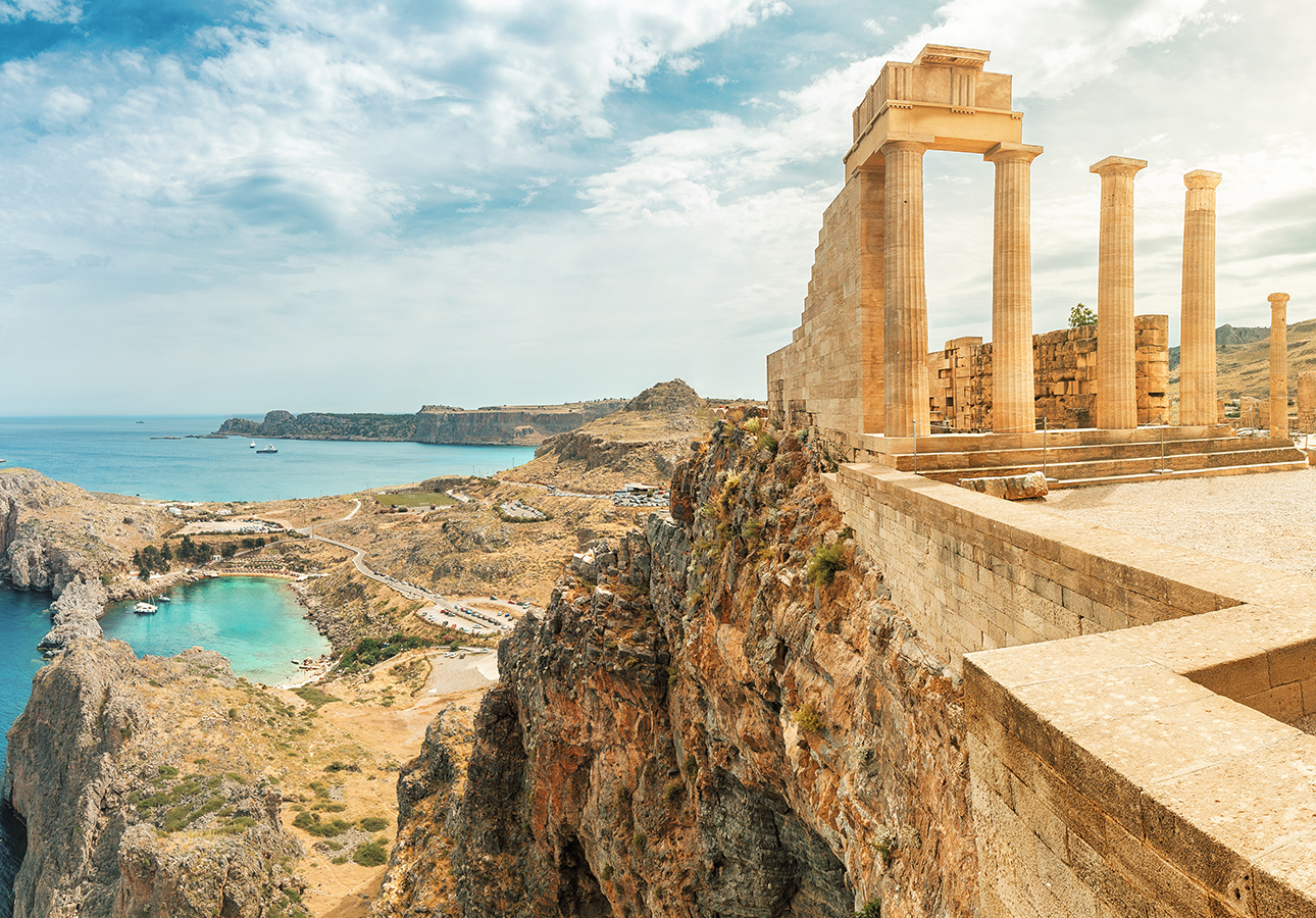 Acropolis of Lindos, Rhodes, Greece
