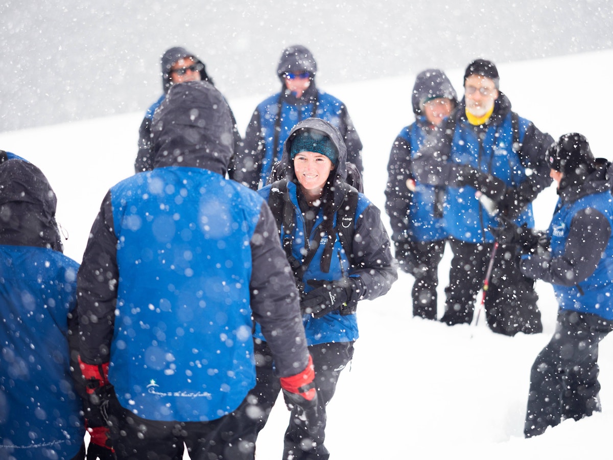 Passengers in the Snow, Antarctica; Lauren Bath