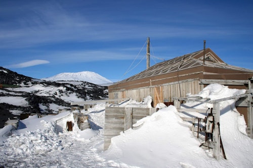 Sir Ernest Shackletons hut by the shores of McMurdo Sound, Antarctica, Shutterstock