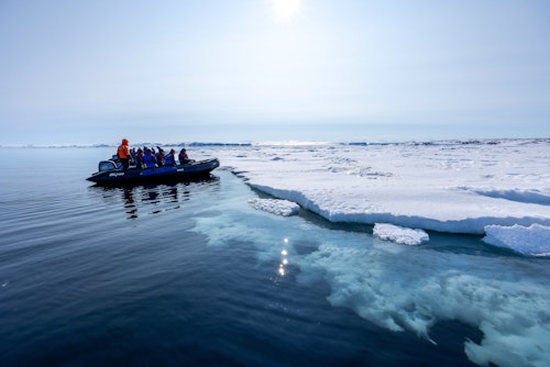 Zodiac Cruising, Sofiaoya, Svalbard, Michael Baynes
