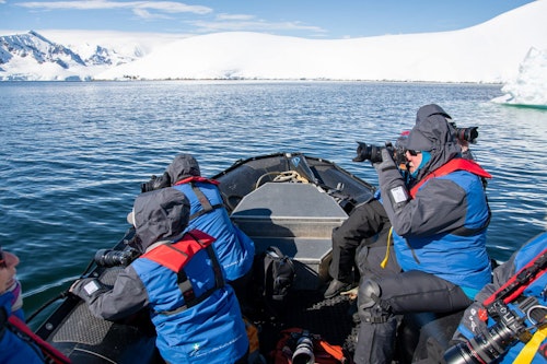 Zodiac Cruise Enterprise Island, Antarctica, Max Seigal