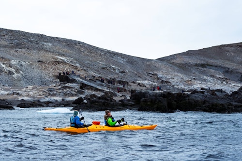 Kayaking, Gourdin Island, Antarctica, Tyson Mayr