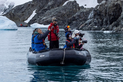Zodiac Cruising at Spring Point, Antarctica, Adrian Wlodarczyk