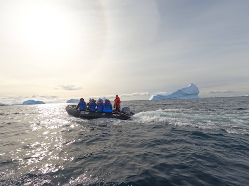 Zodiac Cruising, Antarctica, Sasha Buch