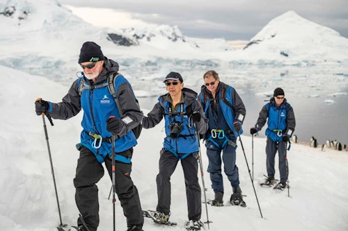 Snowshoeing, Neko Harbour, Antarctica, Martin Gregus